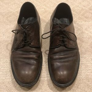 MENS CO-OP Barney’s leather brown OXFORDS
